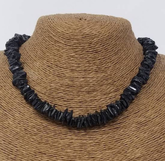 Collar Puka Shell Unisex 18" Hecho a Mano Natural Concha Marina Gargantilla Estilo Surfista
