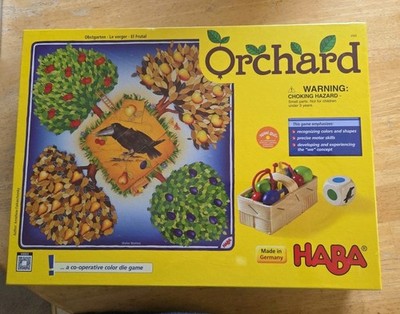 Obstgarten Orchard Board Game Haba Cooperative 2-8 Players NEW German RARE