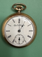 elgin 1892 pocket watch vintage 17 jewels 10k gold filled 