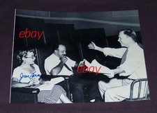 June Foray signed photo Warner Bros cartoon voice session Mel Blanc Chuck Jones