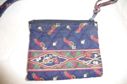 VERA BRADLEY DESIGNS Purse 100 HANDBAG ~ $42 GOLF NAVY Blue Bag Ball - Picture 3 of 7