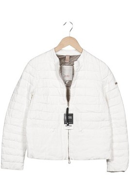 DUNO Jacke Damen Anorak Jacket Kurzmantel Gr. EU 38 (IT 44) Leinen Weiß #vi37zdq