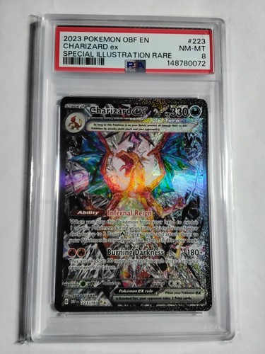 Charizard ex graded PSA 8 for sale on eBay
