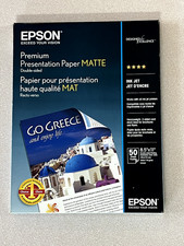 EPSON PREMIUM PRESENTATION PAPER MATTE  WORKS ON ALL INKJET PRINTERS 