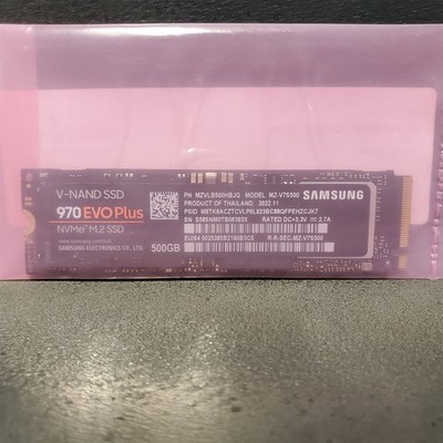 Samsung 970 EVO Plus 500GB M.2 NVMe SSD Solid State Drive VZ-V7S500