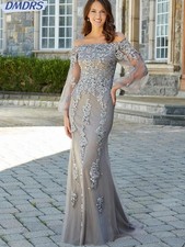 Graceful Off The Shoulder Mother Of The Bride Dress For Wedding Lace Appliques