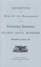 REPRINT Springfield Remington Sharp's Rifle Muskets Experimental Models 1870