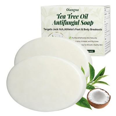 Tea Tree Antifungal Soap Bar - Skin Relief for Acne, Athlete's Foot & More
