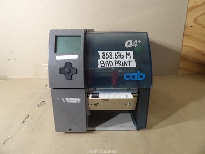 CAB A4+/300 5954501 Thermal Barcode Label Printer LAN - 858,676 M / BAD PRINT 
