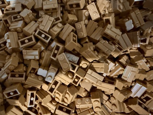 LEGO Steine: Medium Nougat 1x2 Mauerwerk (4656783) 50 Stück. BRANDNEU - Bild 1 von 2
