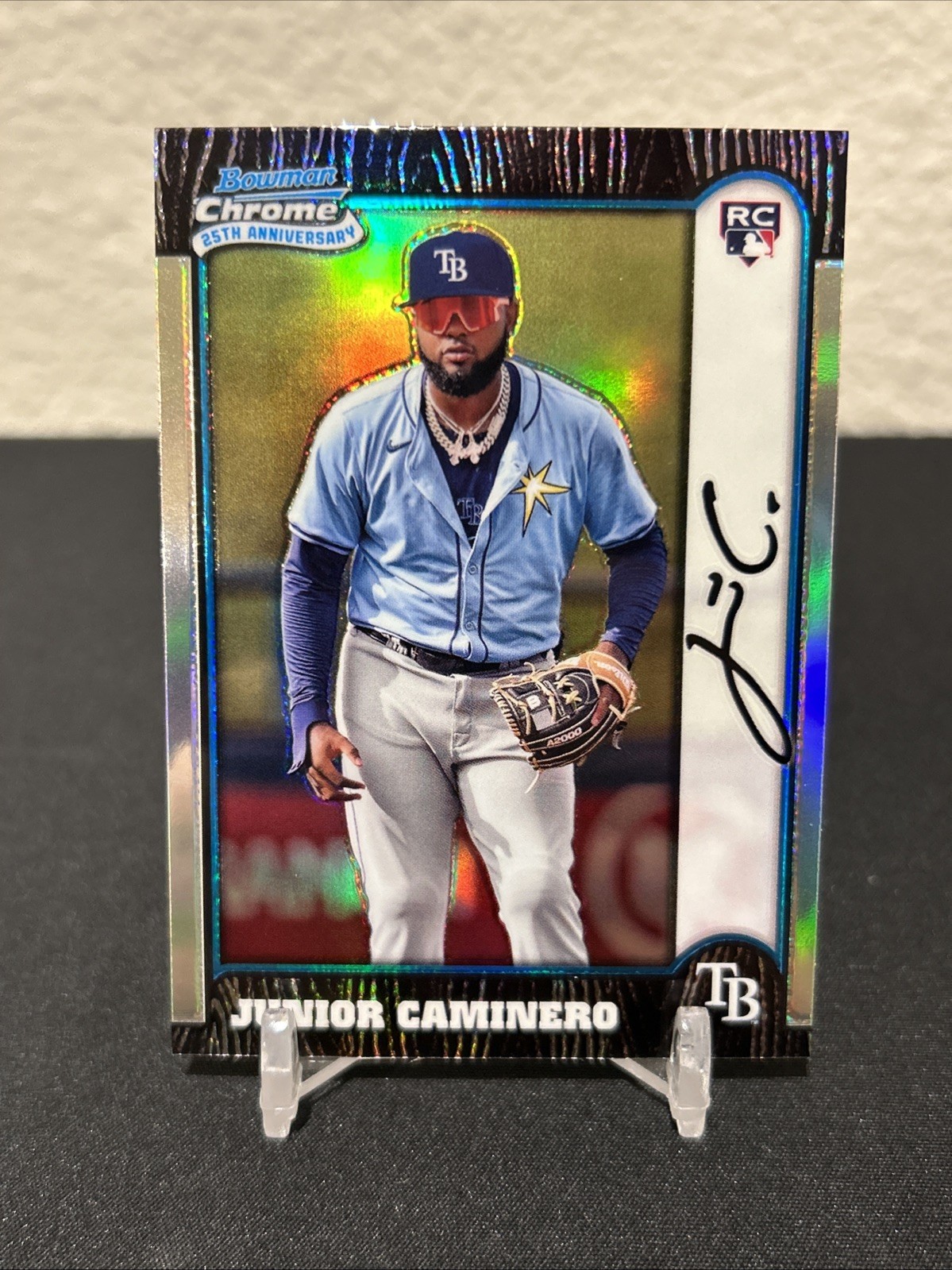 2024 Bowman Chrome - 1999 Bowman Chrome 25th Anniversary Junior Caminero RC