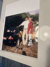 Christian Von Koenigsegg Signed classic old photo & Wife autograph authentic 