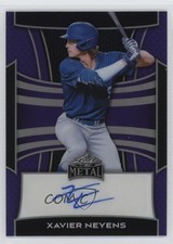 2025 Leaf Metal Auto Purple Prismatic 9/10 Xavier Neyens #BA-XN1 Auto 1q2