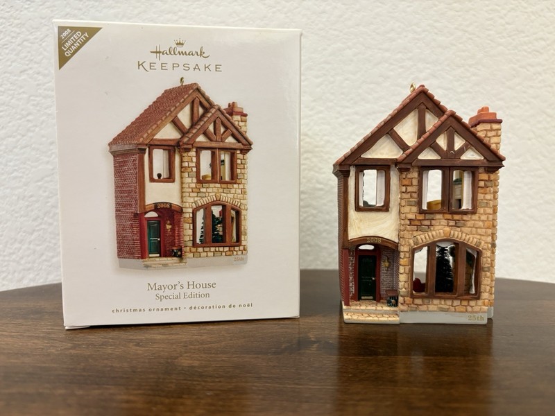 2008 Hallmark Keepsake Ornament Nostalgic Mayor’s House Limited Special Edition