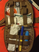 High Speed Gear USA IFAK JFAK TACTICAL MEDIC DROP LEG POUCH w First Aid Kit NEW