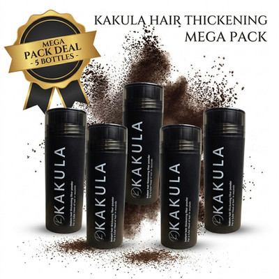 Kakula Keratin Hair Fiber Fiber 27.5g Black Dark Brown Medium Brown Light Brown