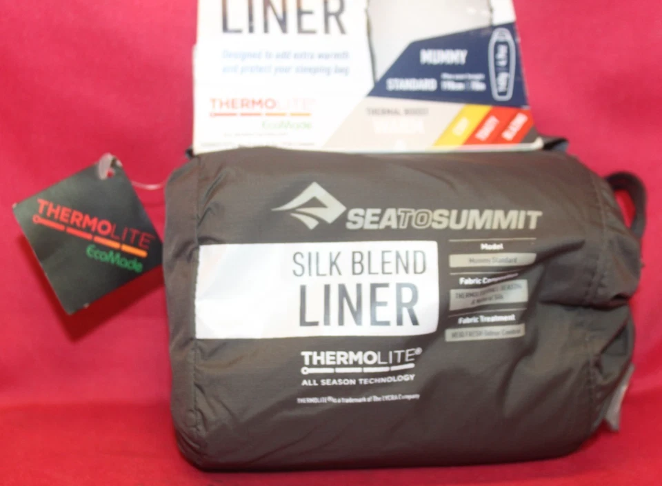 Sea To Summit Silk Blend Liner Regular Mummy  Standard Thermolite Brand New - Image 3 of 4