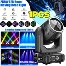 4x 250W LED Moving Head Light Gobo Beam Stage DJ Disco Bar DMX Effect Lighting