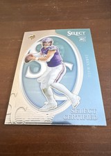 2023 Panini Select - Select Certified Rookies Jaren Hall #CRO-JHA (RC) Vikings