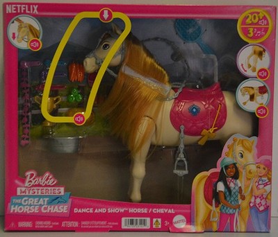 BARBIE MYSTERIES The Great Horse Chase INTERACTIVE HORSE HXJ42