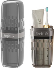 Luxury Travel Gift Set Holder with Mouthwash Cup Toothbrush Container