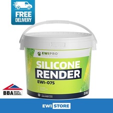 Silicone Top Coat Render EWI-075 Self-Cleaning Breathable 1mm/1.5mm Grain - 25kg
