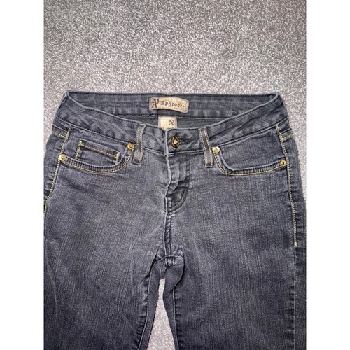 Aphrodite Damen Dark Wash Skinny Jeans mit bestickten Gesäßtaschen - Größe 3 - Bild 3 von 10