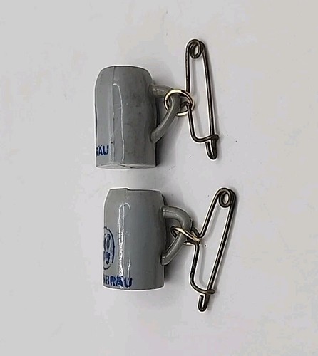 Oktoberfest Miniature Lowenbrau Beer Stein Plastic Souvenir Lapel or Hat Pin - Picture 9 of 12