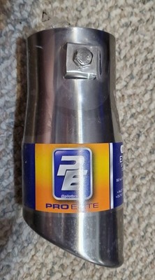 Car Muffler Tip Exhaust Pipe, Stainless Steel Chrome Effect, Fit 1.5 - 2 inch  