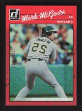 Mark McGwire 2023 Donruss Image Variation Holo Red #264b