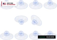 10 Pack 30mm Clear PVC Suction Cups for Glass Table Furniture
