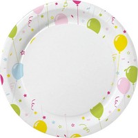 Duni Pappteller ø 22 Cm Beschichtet - 10 StüCk Partydekoration