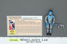 Lampreys V1 100  Complete G.I. Joe 1985 Hasbro Vintage Action Figure