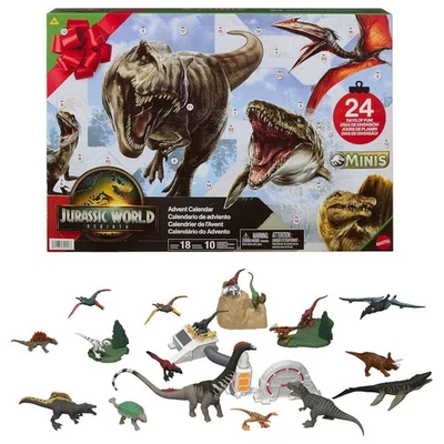 Mattel JGB67 - Jurassic World - Adventskalender - 24 Überraschungen