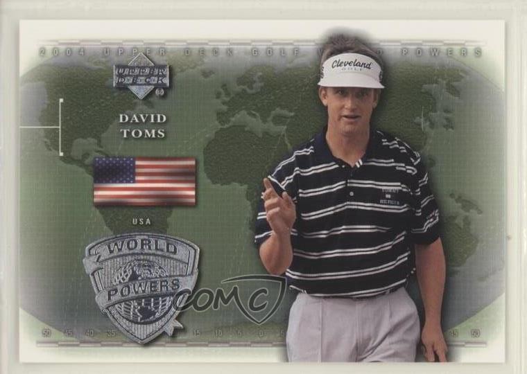 2004 Upper Deck World Powers David Toms #92 8d1