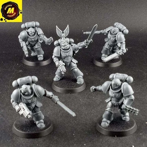 Primaris Assault Intercessors (x5) (Converted) - #172136 - Space Marines