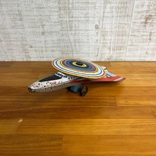Vintage Japanese Tin Toy Airplane Spaceship V 2 Spacecraft Model Japan