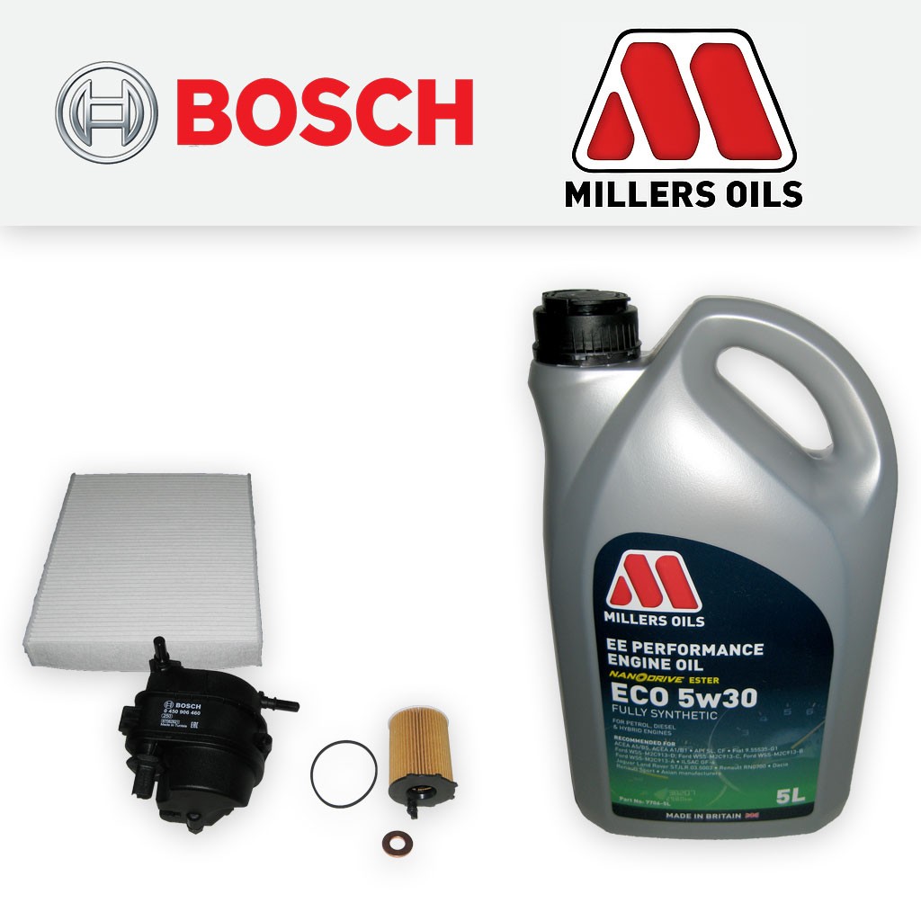 SERVICE KIT for FORD FIESTA MK6 1.4 TDCI OIL FUEL CABIN FILTERS +OIL (2002-2008)