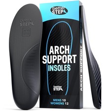 Arch Support Insoles for Men Plantar Fasciitis Insoles, High Arch Support Ins...