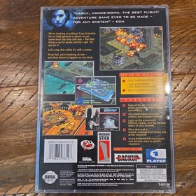 Soviet Strike (Sega Saturn, 1997)  Box,cover, disc no manual