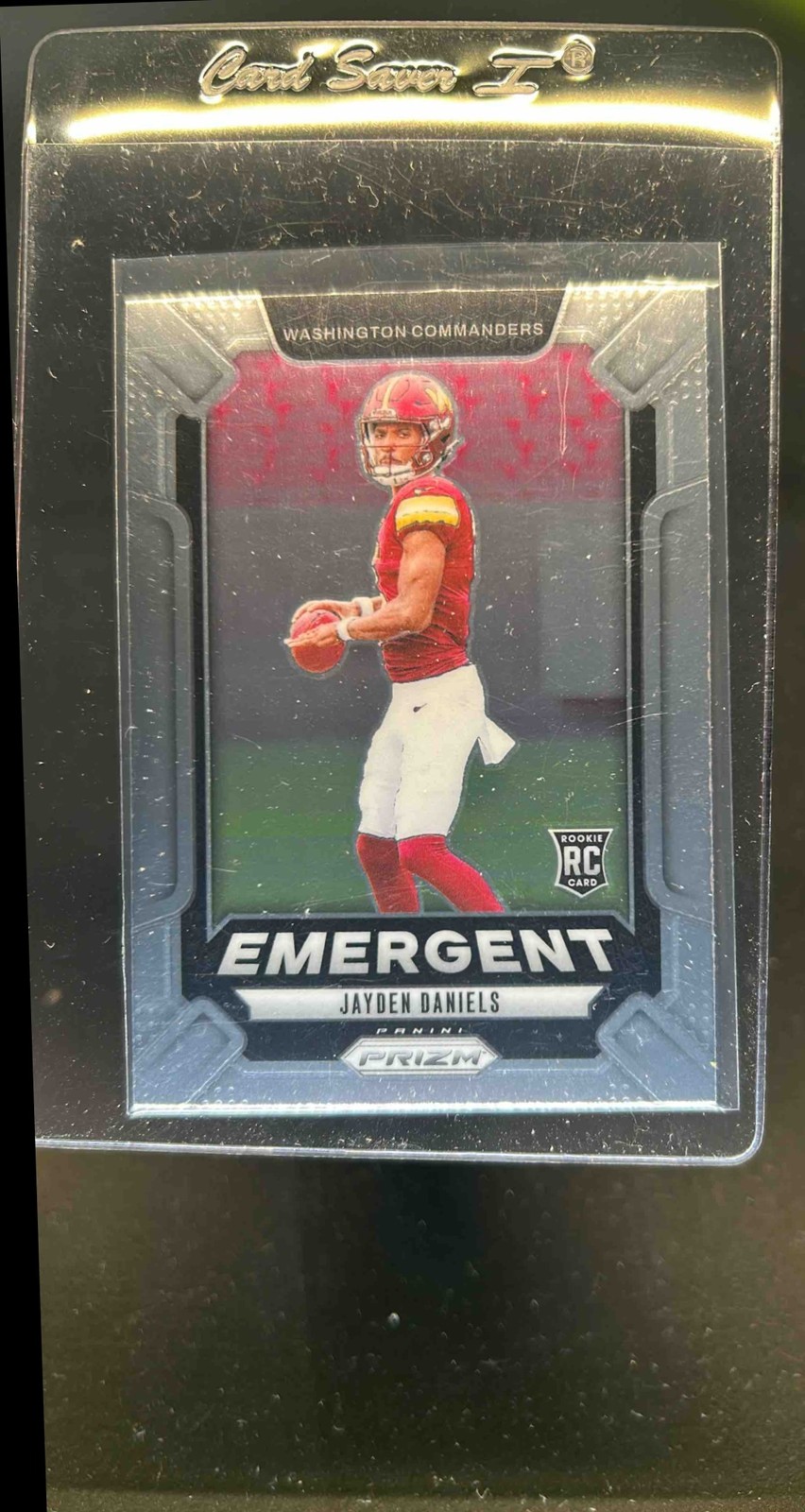 2024 Prizm Jayden Daniels Emergent RC Rookie #2 Commanders