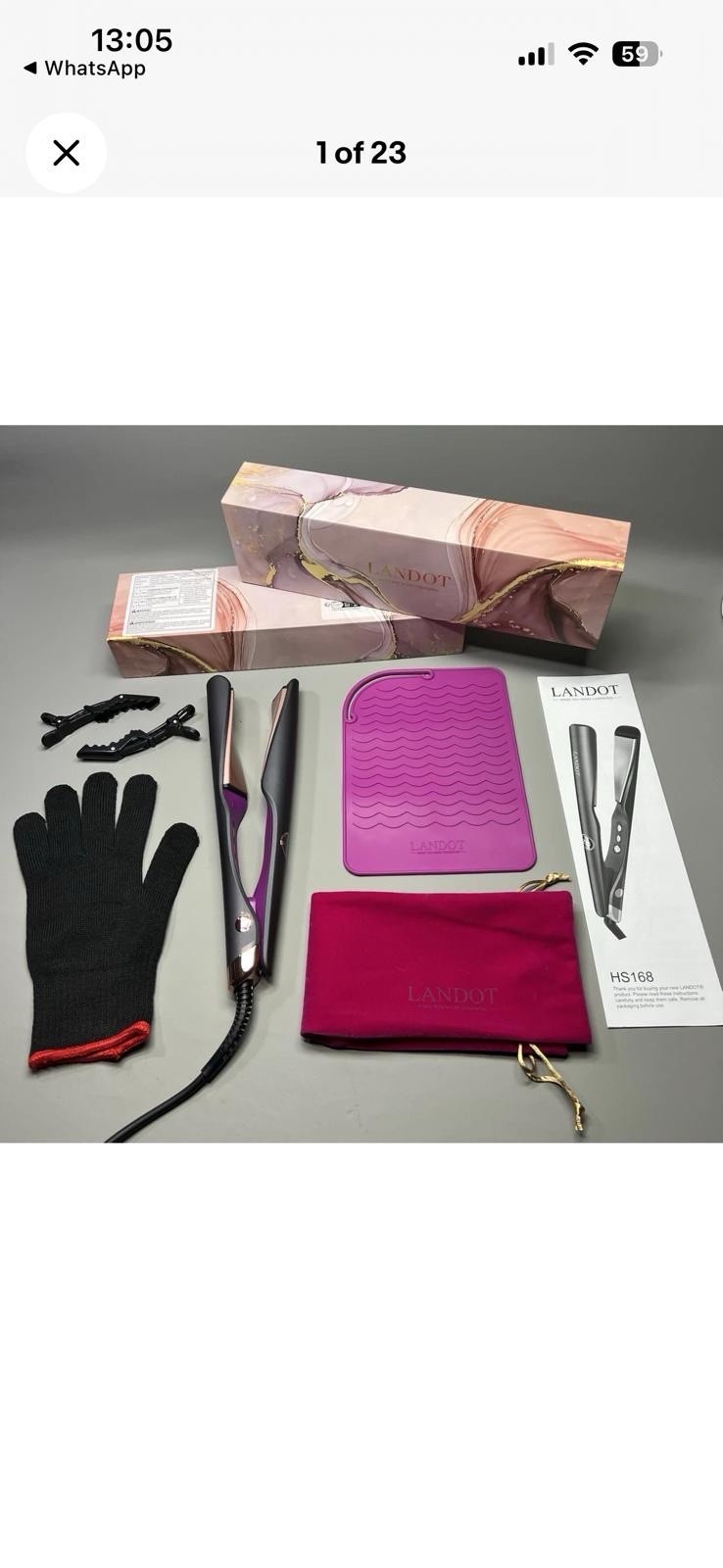 Hair Straightener Curler Twisted Floating Plates for Effortless Curls & Waves