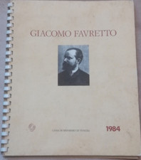 calendario 1984 GIACOMO FAVRETTO - CASSA DI RISPARMIO DI VENEZIA