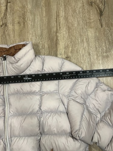 REI Co-op Women's 650 Down Puffer Jacket 2.0 XL Coat Ultralight Beige Gray - Picture 4 of 13