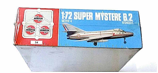 AIRFIX DASSAULT SUPER MYSTERE B.2 SCATOLA COSTRUZIONI SCALA 1:72 SIGILLATO '80s - Immagine 2 di 4