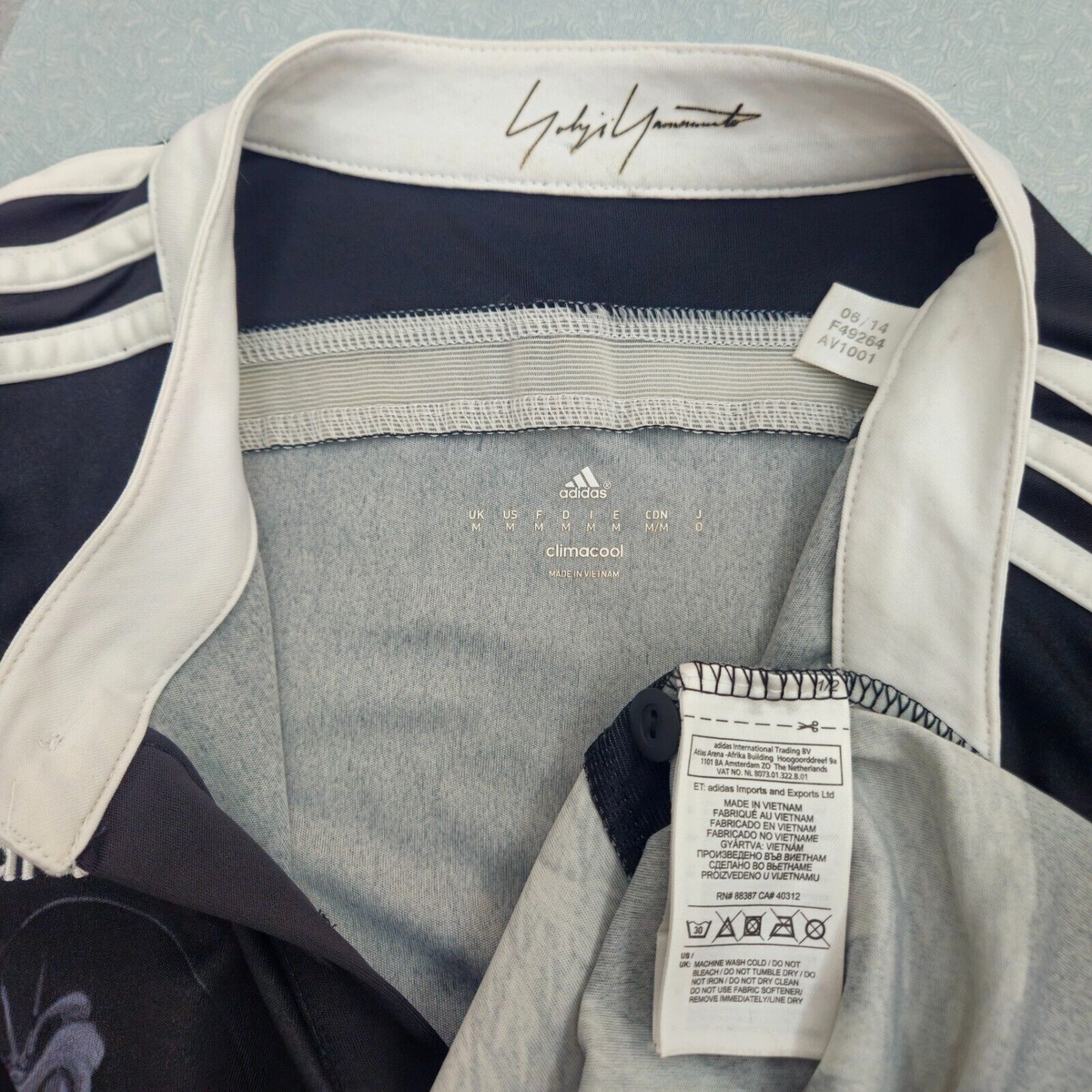 Real Madrid Dragon Y3 Third 14/15 Authentic MEDIUM Yohji Yamamoto