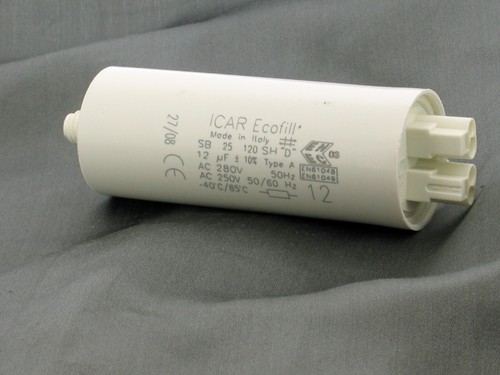 ICAR ECOFIL WB40200 20 µF -5% 400 Vac B rifasamento motori doppio Faston