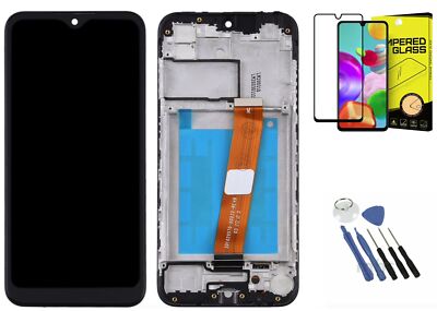 Samsung Galaxy A01 A015F Display LCD Touchscreen Bildschirm Glas mit Rahmen
