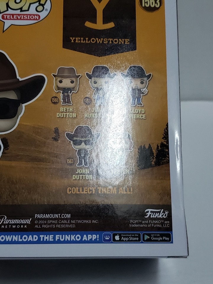 JOHN DUTTON Yellowstone Funko POP! TV 1563 Collectible Vinyl Figure BOX WEAR eBay