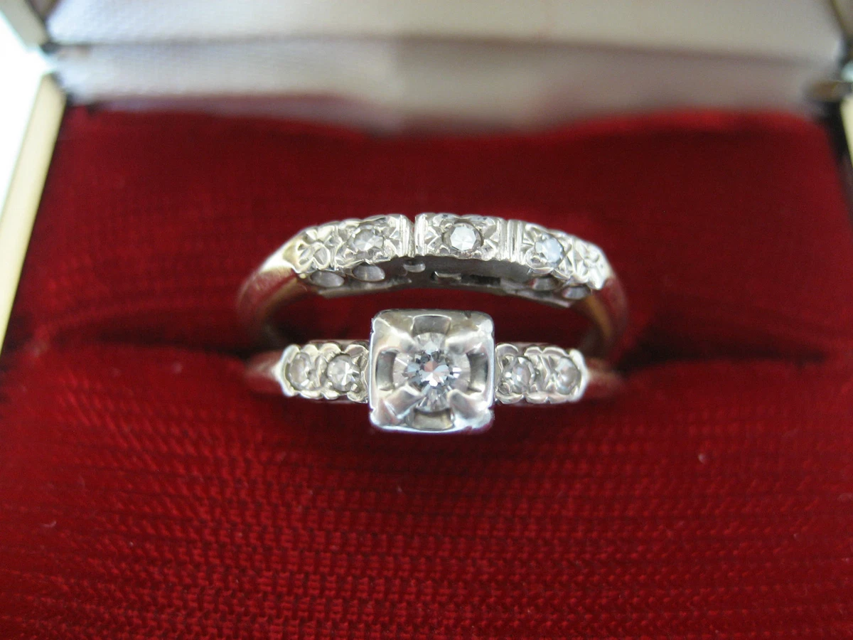 Loading... | Antique wedding rings, Wedding ring sets vintage, Wedding  rings vintage